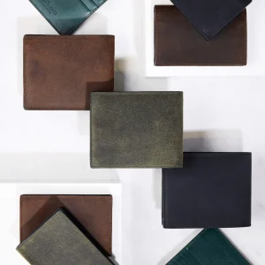 Billfold Wallet Rough-Out Suede