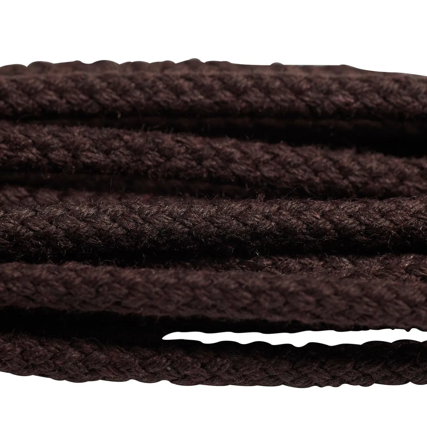 dark_brown_braided_laces__1-2.webp Dark Brown Braided Laces - 130cm