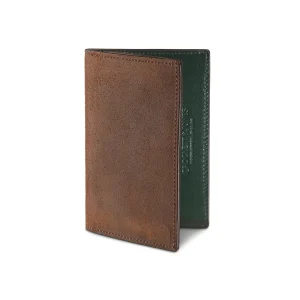 Folded Card Case Rough-Out Suede