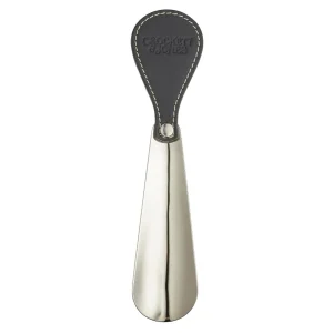 Shoe Horn - Black Leather