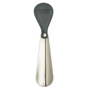 Shoe Horn - Green Leather
